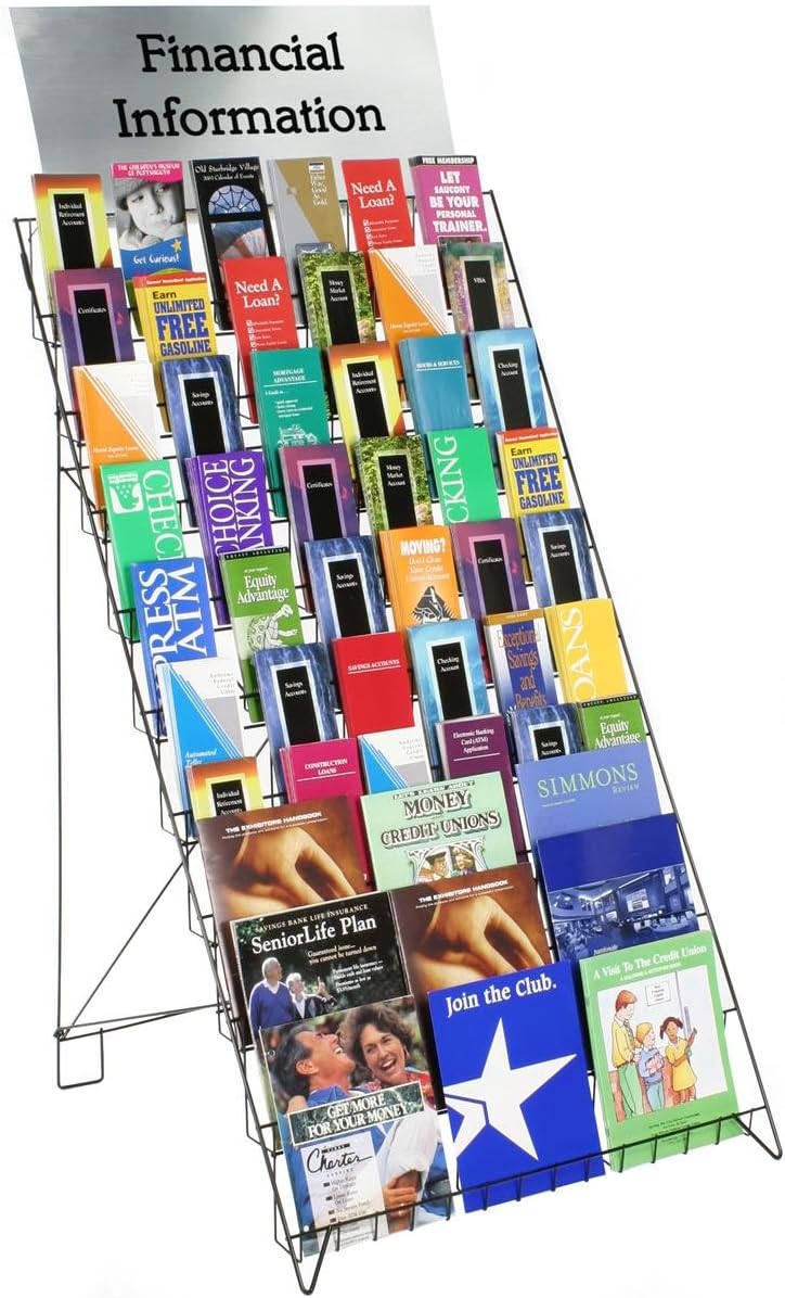 Office Furniture And Fixtures - Wire Display Rack for Books, Magazines