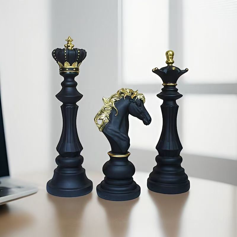 Office Furniture Hon - 2026 Trending Chess Decor Set, Black