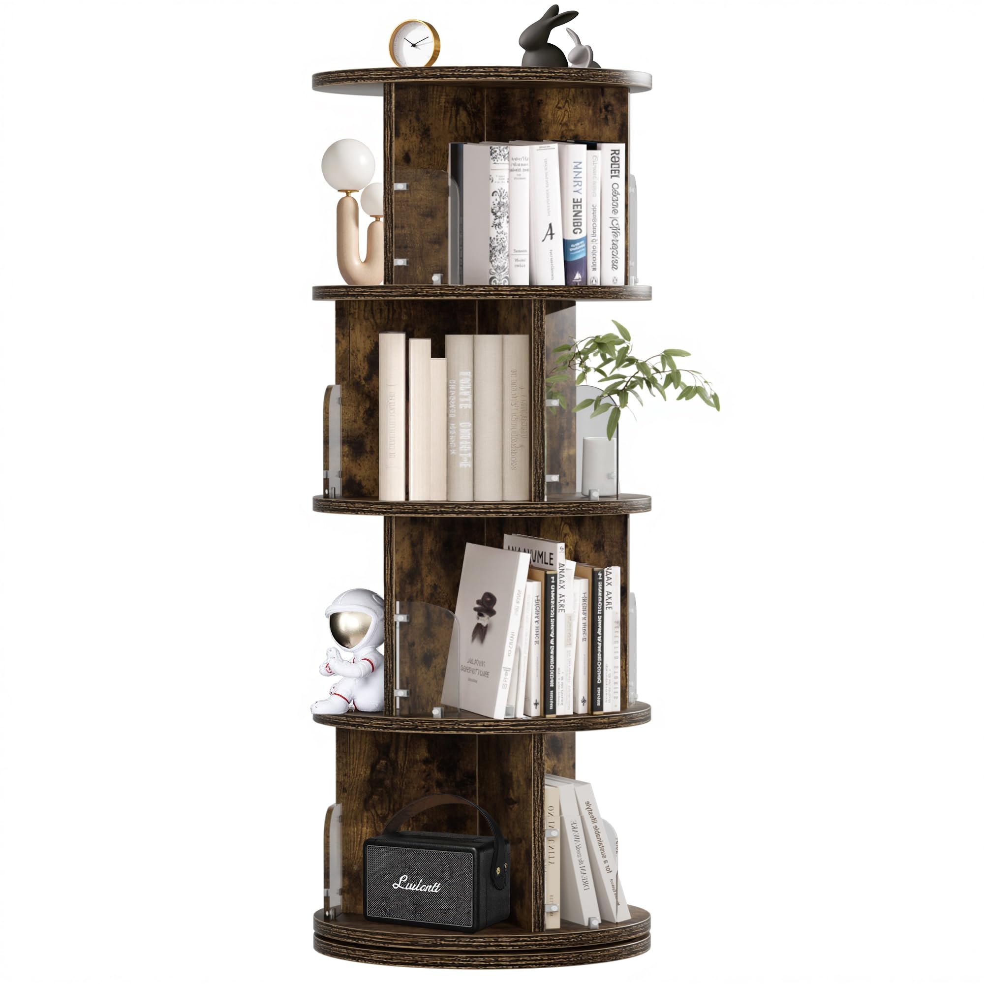 Office X Furniture - 360 Degree Rotating Bookshelf Tower Round