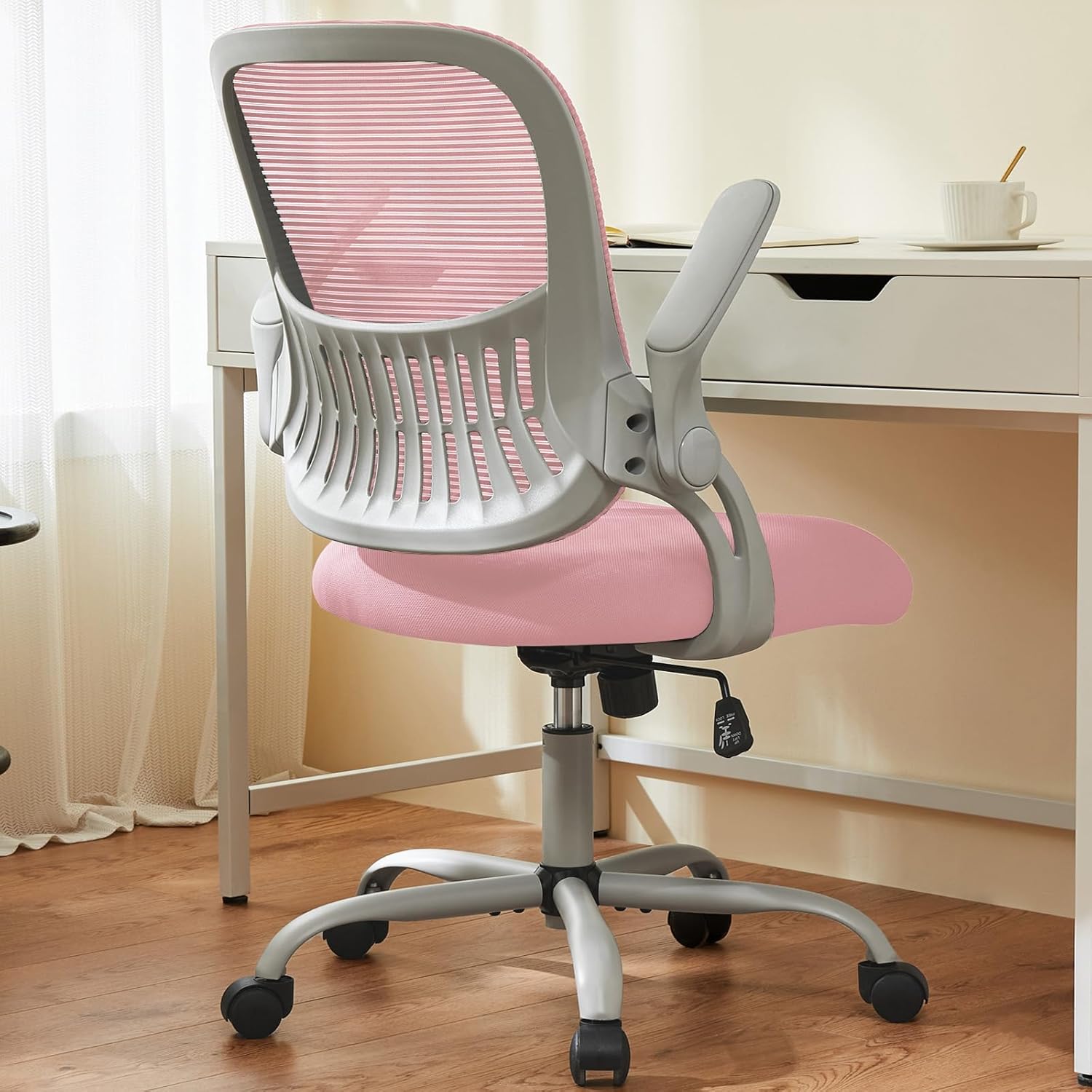 Task Chair Mid Back - Ergonomic Mid-Back Mesh Office Chair with