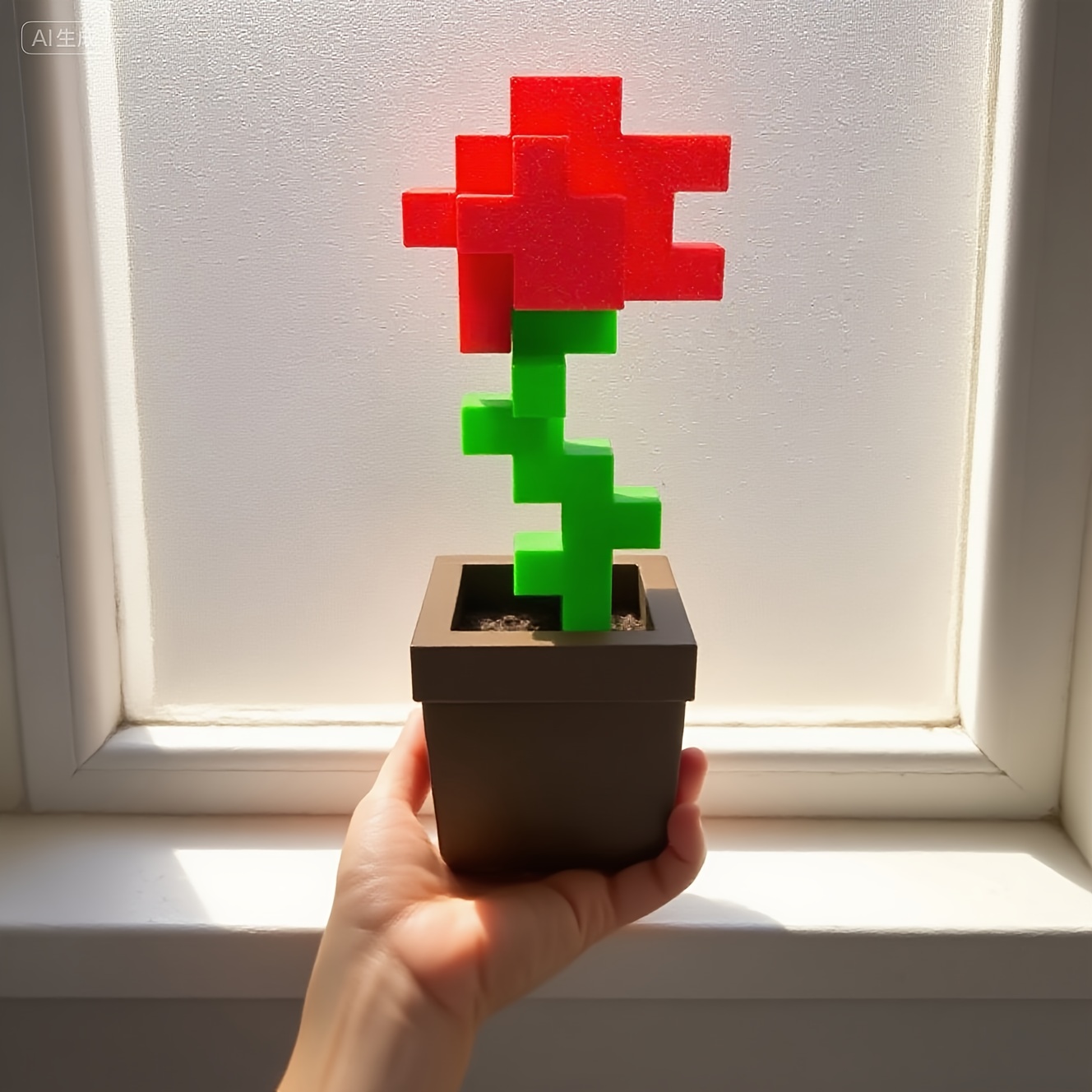 1 Piece Pixel Rose Flower Orna – обзор и цена Office Furniture Hon