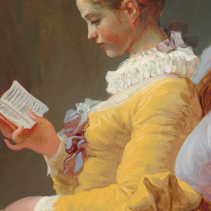 Girl Reading Vintage Oil Paint – обзор и цена Office Furniture Hon