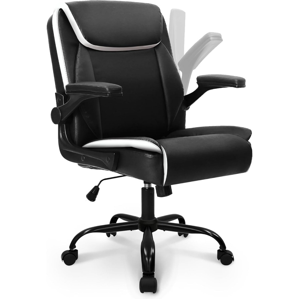 Ergonomic Mid-Back Leather Des – обзор и цена Task Chair Mid Back