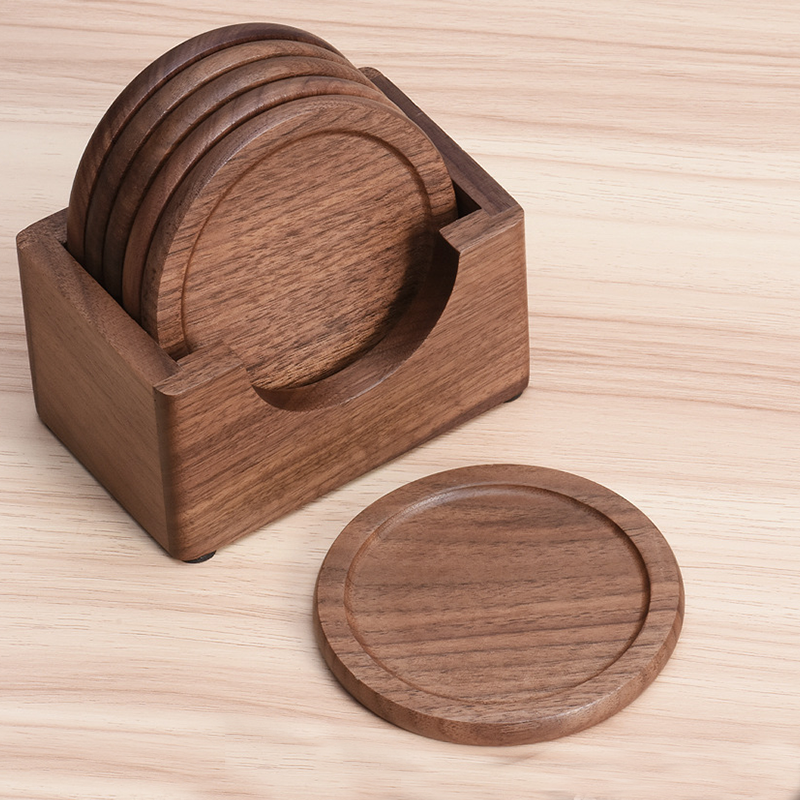 Walnut Dark Coaster Set of 6 P – обзор и цена Office Furniture Installation