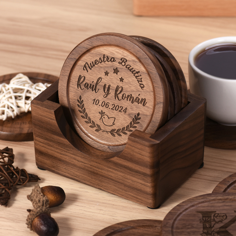 Walnut Dark Coaster Set of 6 P – обзор и цена Office Furniture Installation