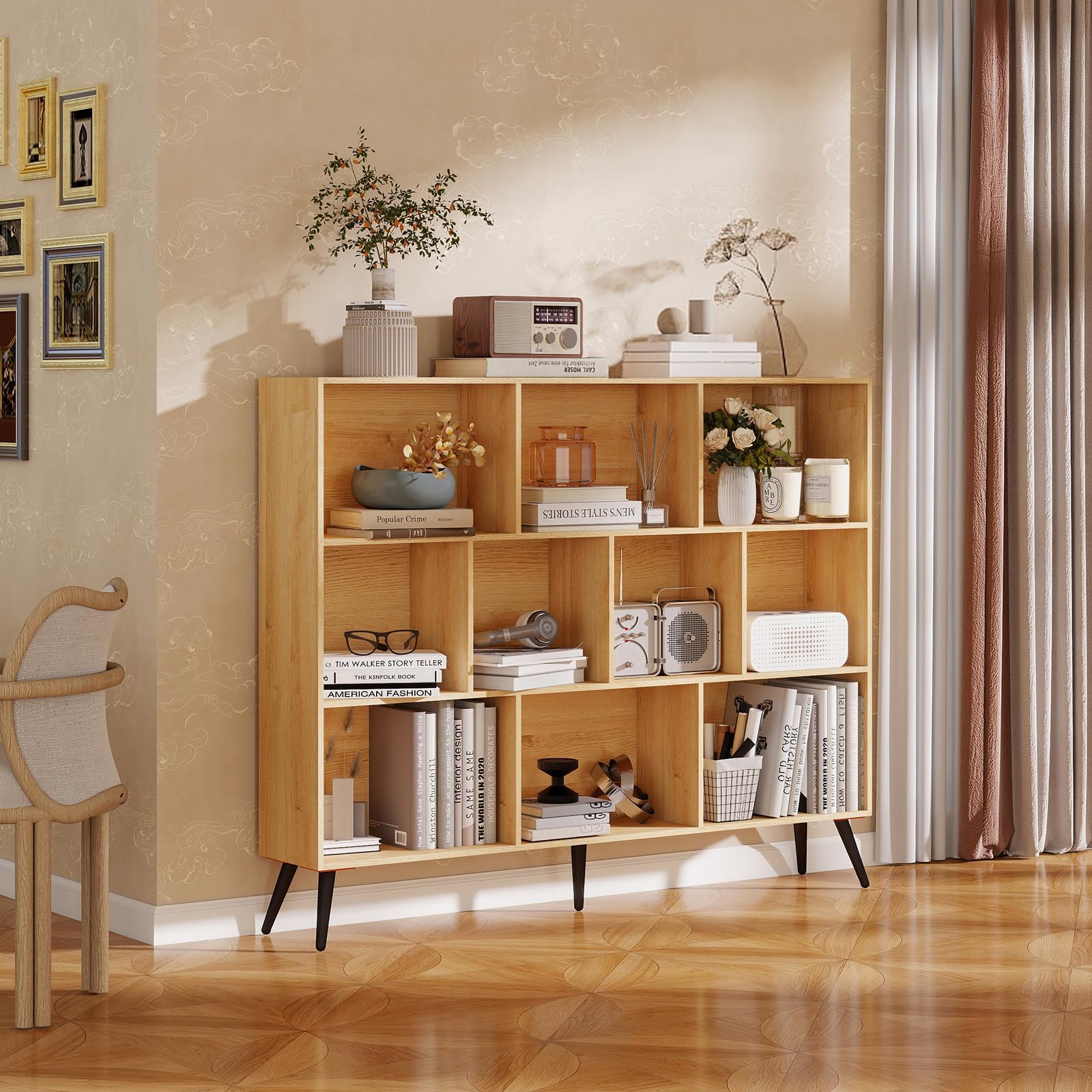 10-Cube Wooden Bookshelf With  – обзор и цена Office X Furniture