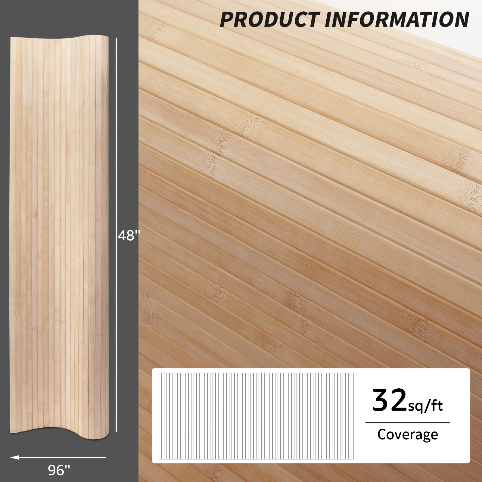 Natural Bamboo Wall Panel for  – обзор и цена Office X Furniture