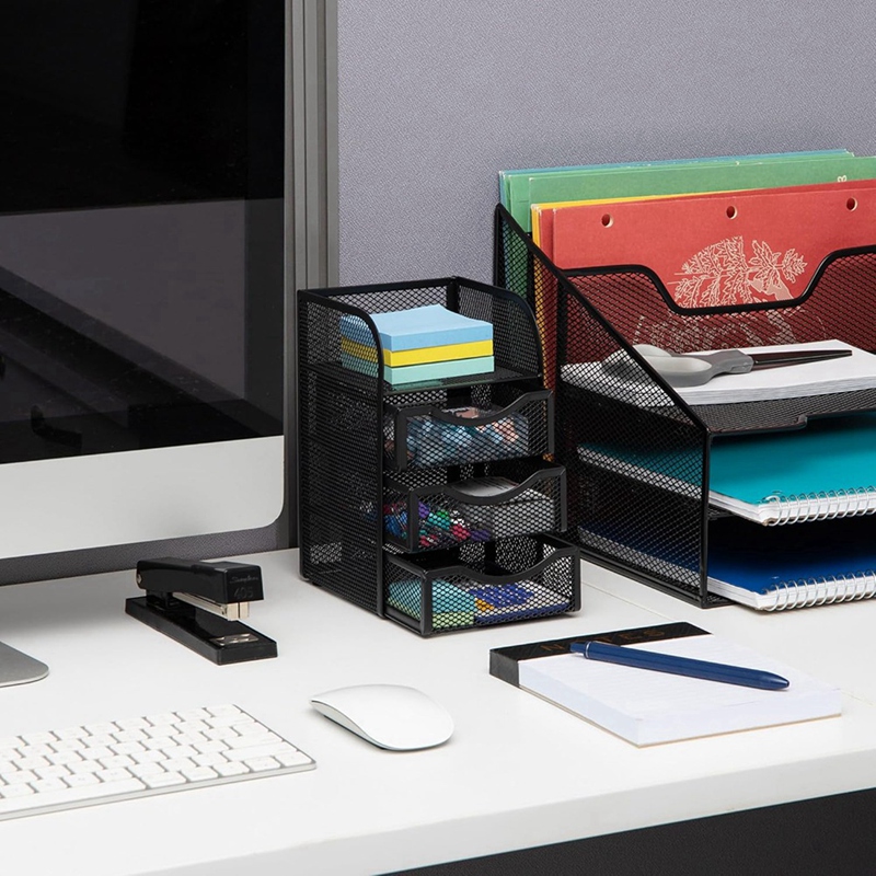 Desktop Accessory Storage with – обзор и цена Paper Basket Mesh