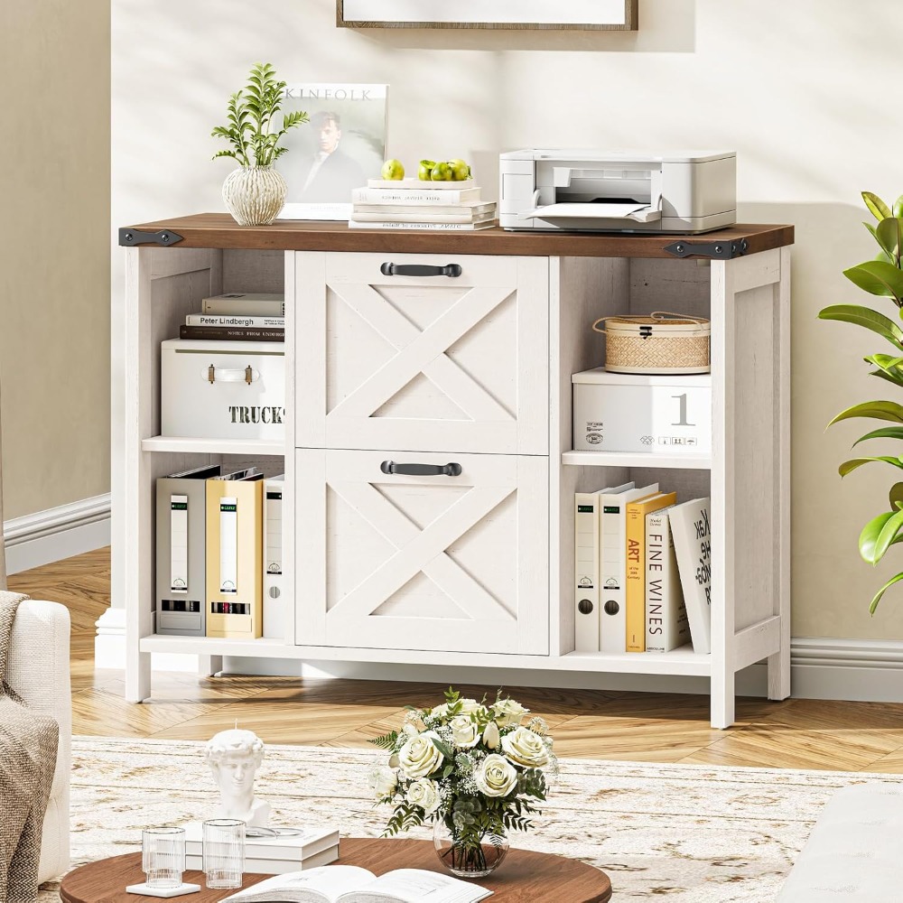 2 Drawer File Cabinet, Farmhou – обзор и цена File Cabinet Lateral