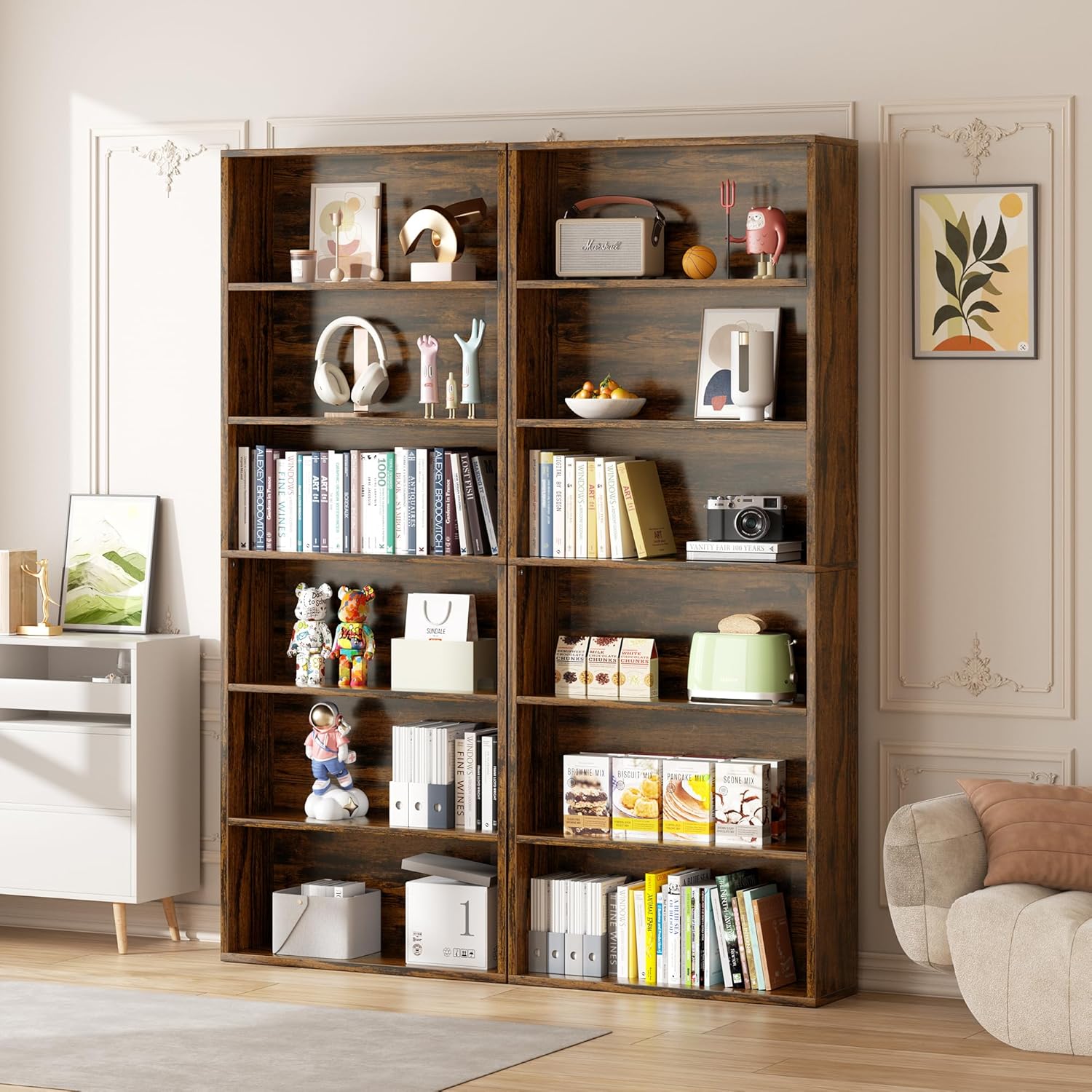6-Tier Open Bookcase and Books – обзор и цена Office X Furniture