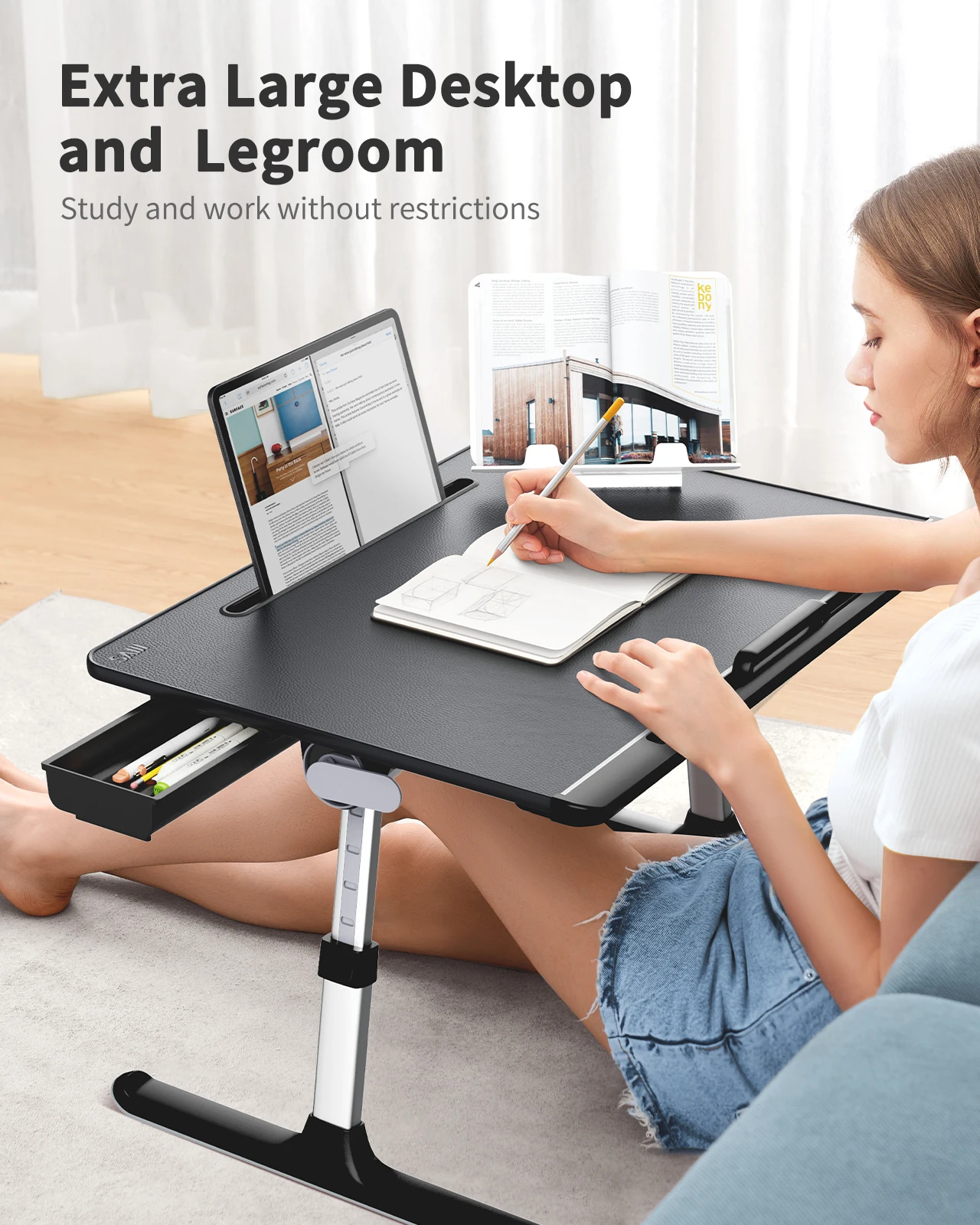 Table Bed Study Angle Adjustab – обзор и цена Adjustable Laptop Table
