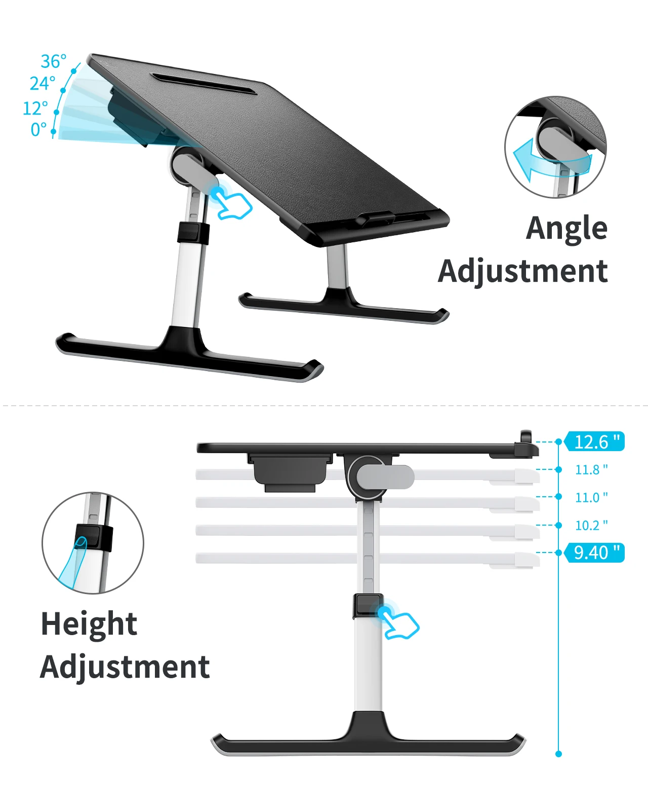 Table Bed Study Angle Adjustab – обзор и цена Adjustable Laptop Table