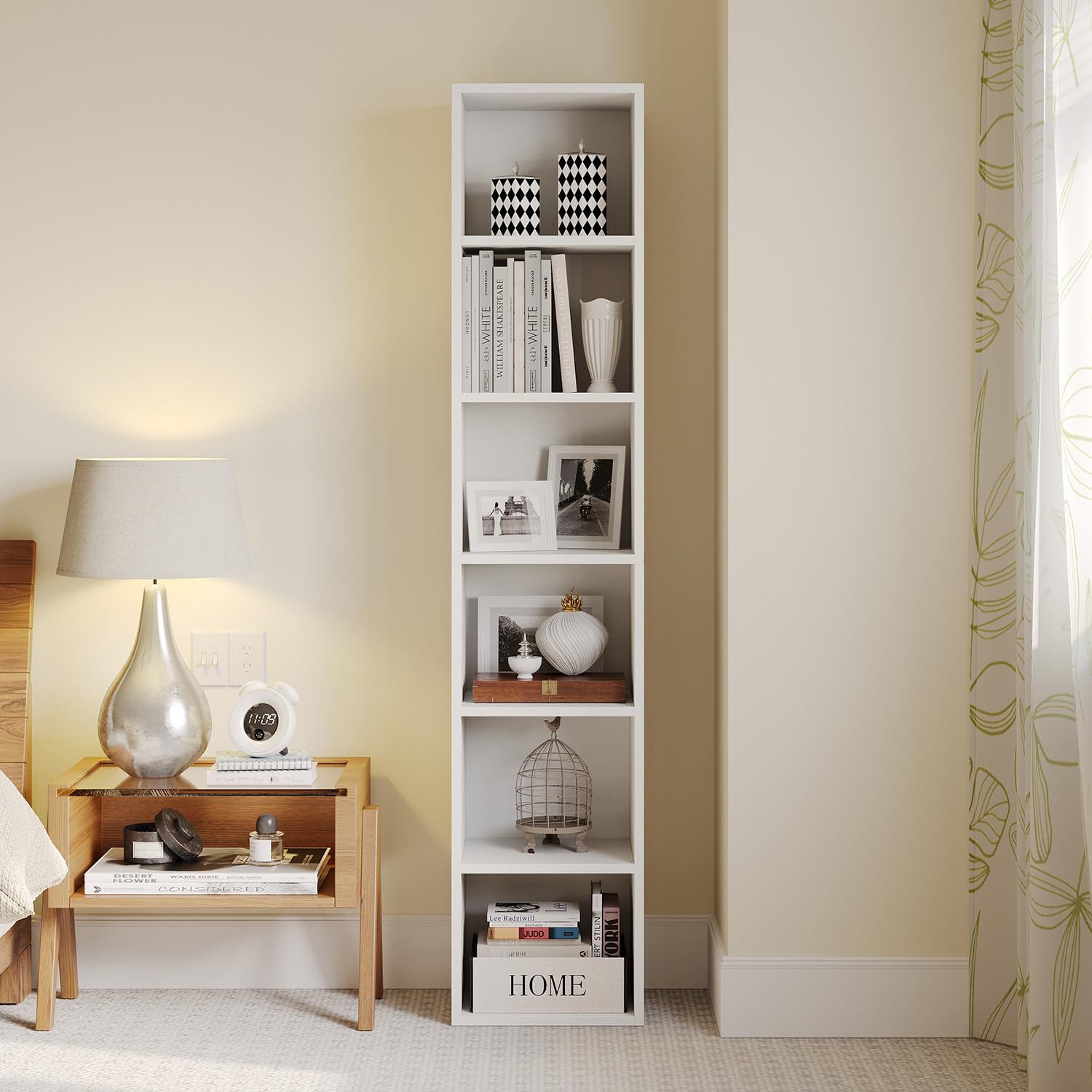 6-Tier Narrow Open Bookshelf W – обзор и цена Office X Furniture
