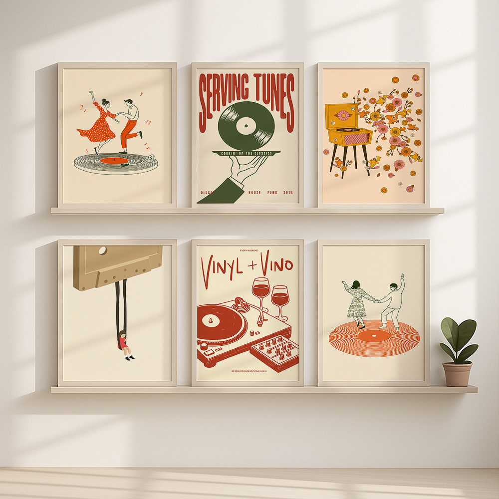 1pc Vintage Music Canvas Poste – обзор и цена Office Furniture Direct