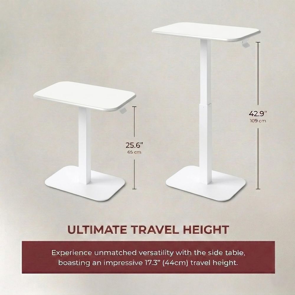 Height-Adjustable Minimalist L – обзор и цена Adjustable Laptop Table