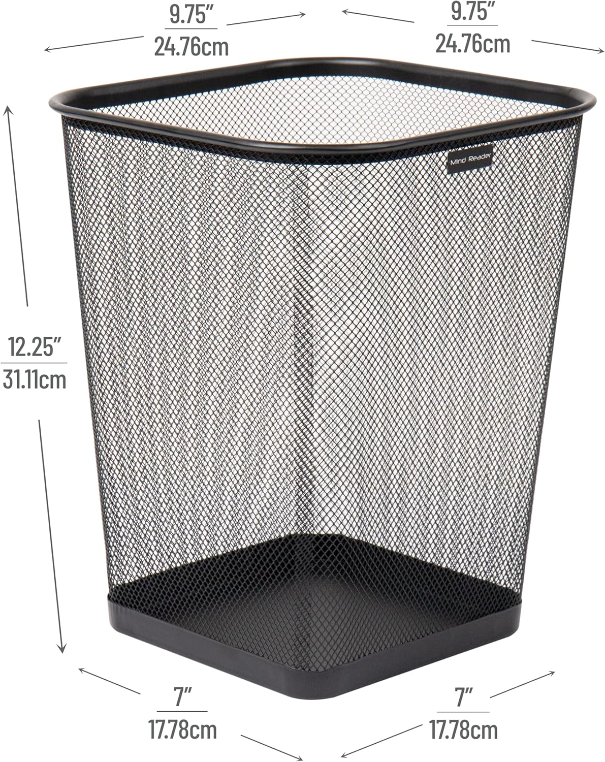 Metal Mesh Trash Can Set of 2, – обзор и цена Paper Basket Mesh