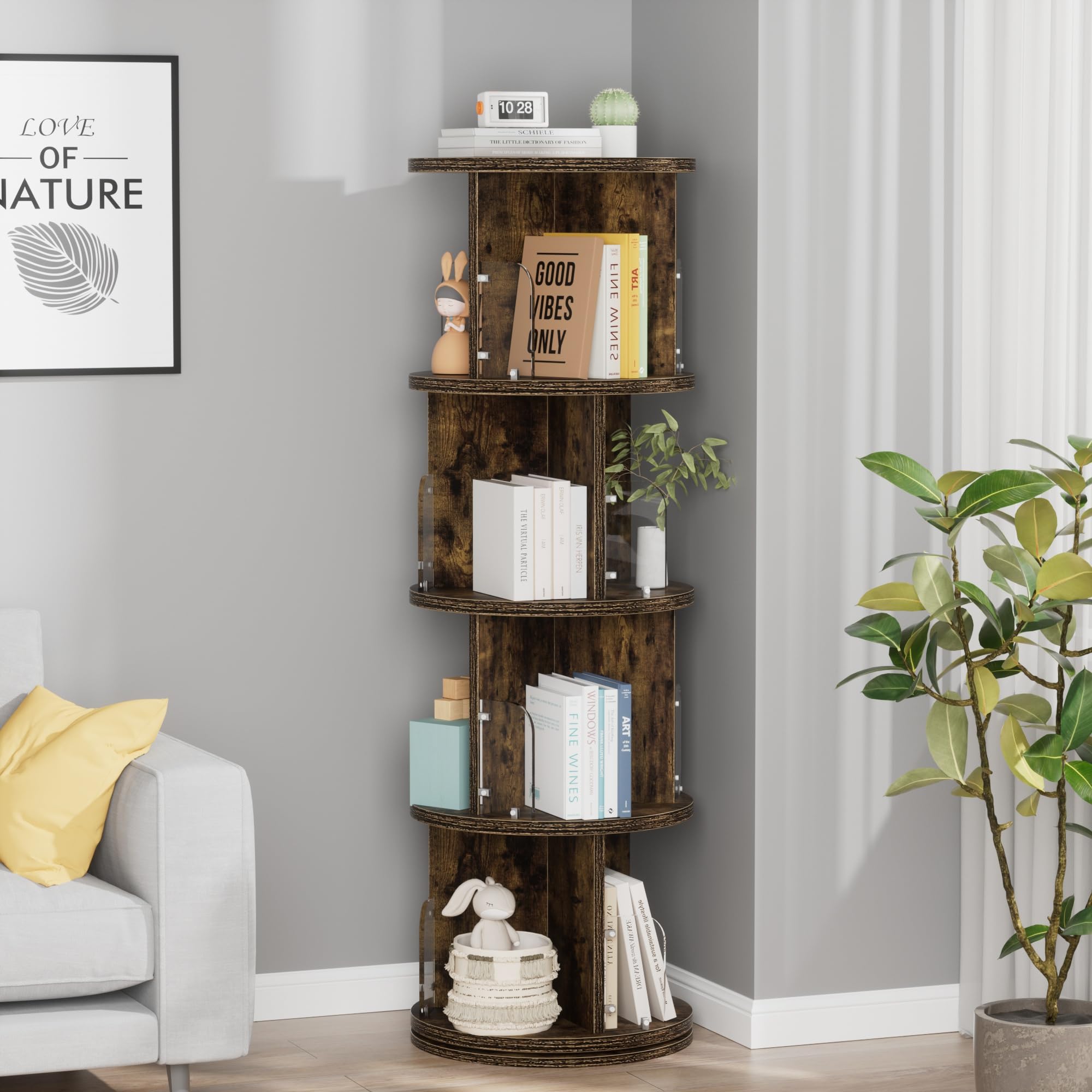 360 Degree Rotating Bookshelf  – обзор и цена Office X Furniture