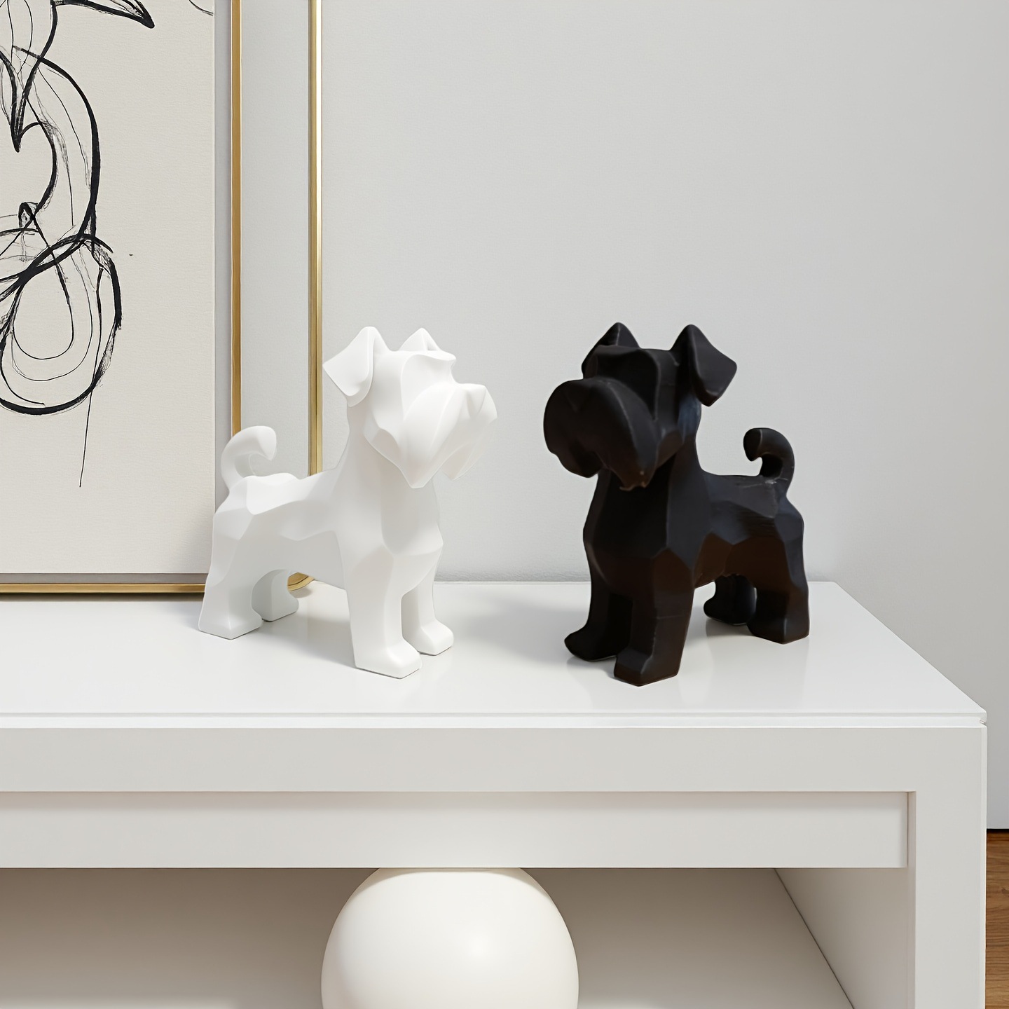 Schnauzer Dogs Figurines Resin – обзор и цена Office Furniture Hon