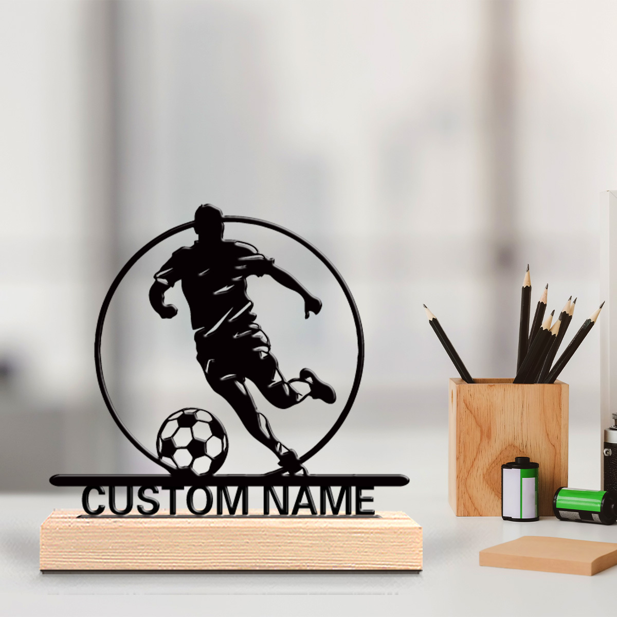 Custom Soccer Player Metal Sta – обзор и цена Office Furniture And Design