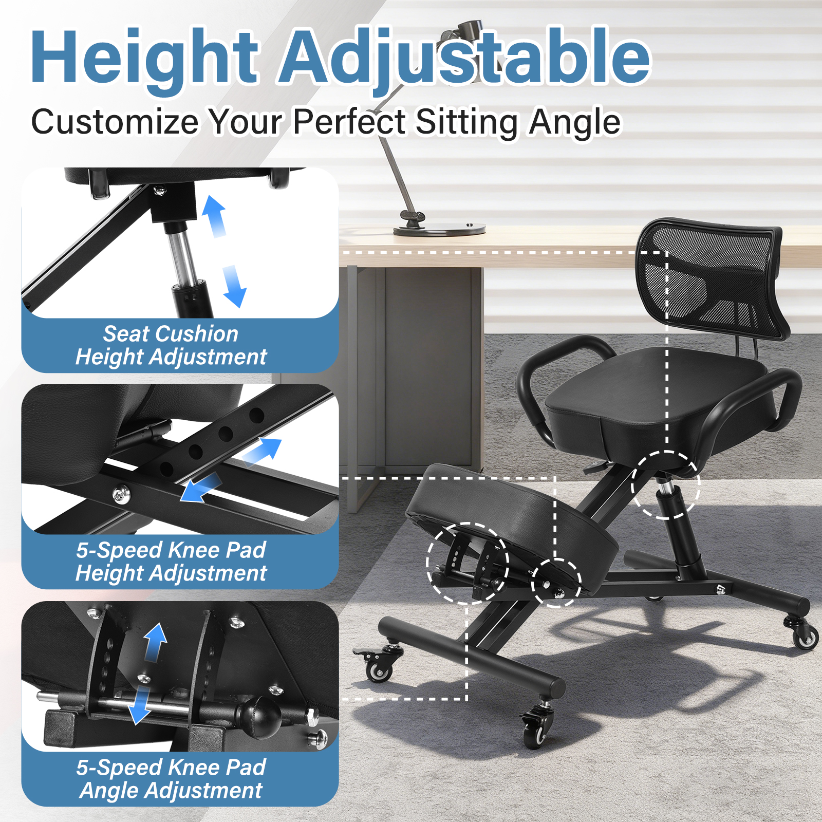 Kneeling Chair with Back Suppo – обзор и цена Office Furniture Hon