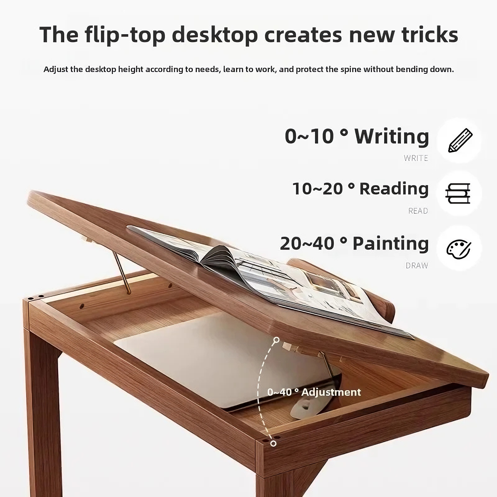 Height adjustable Solid Wood S – обзор и цена Adjustable Laptop Table