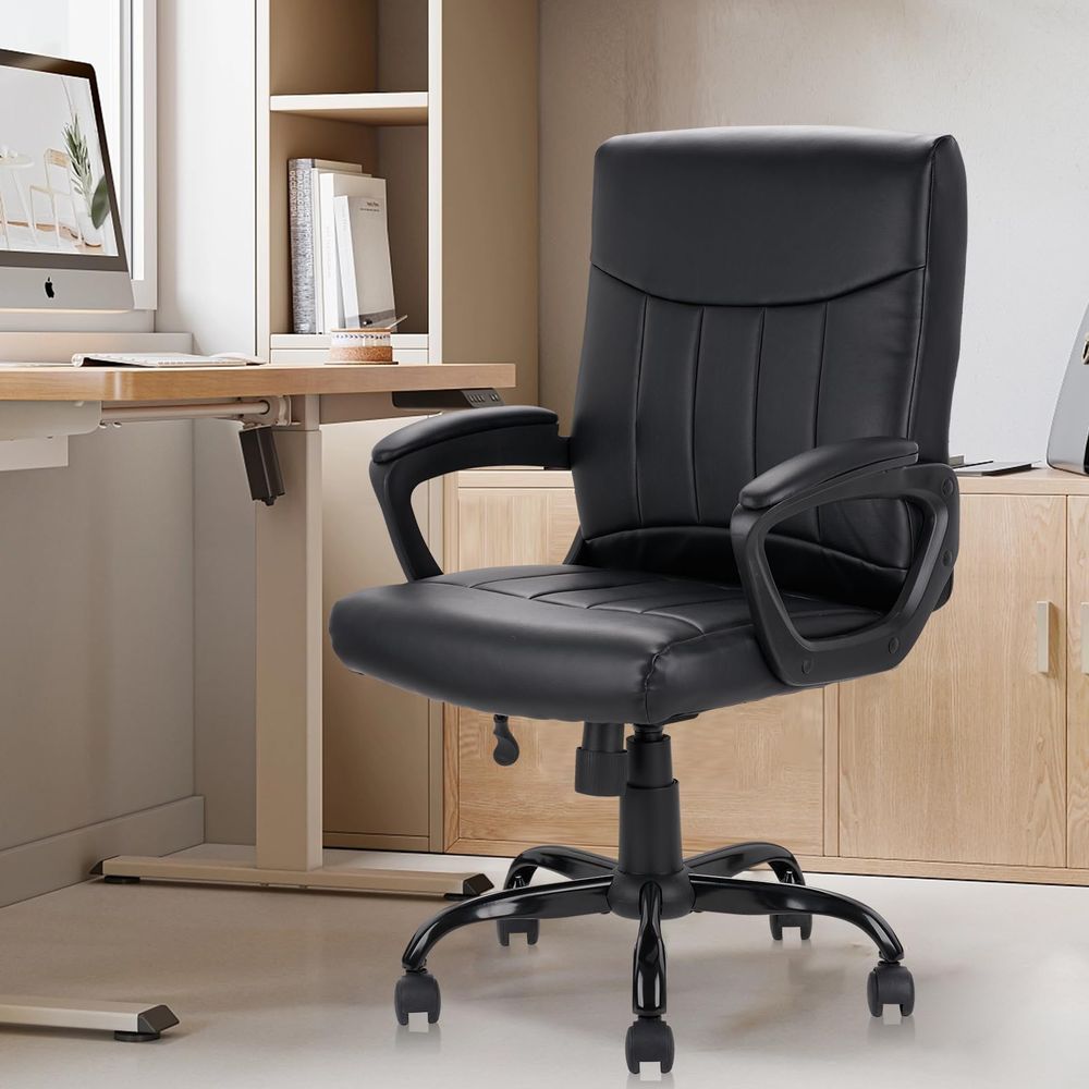 Leather Office Executive Chair – обзор и цена Task Chair Mid Back