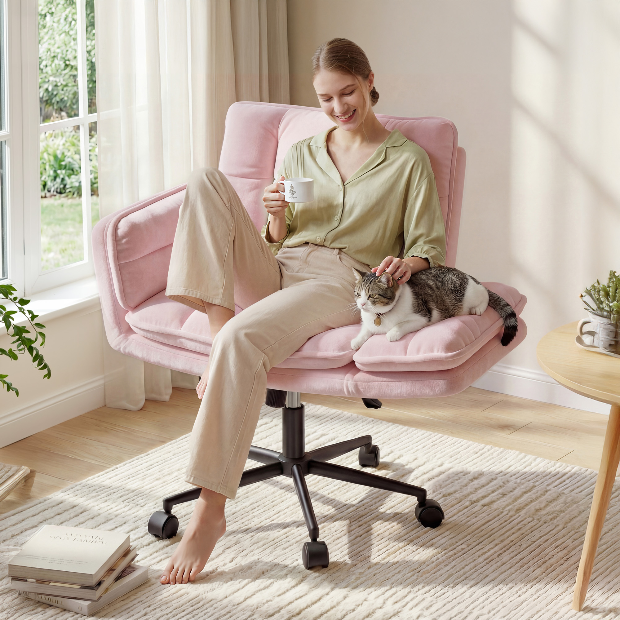 Criss Cross Chair with Wheels, – обзор и цена Office X Furniture