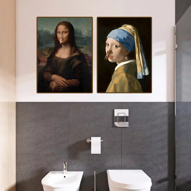 1pc Funny Abstract Bathroom To – обзор и цена Office Furniture Direct