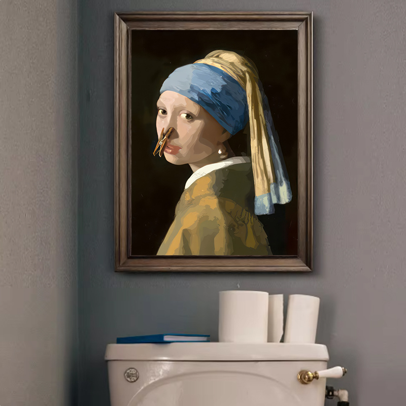 1pc Funny Abstract Bathroom To – обзор и цена Office Furniture Direct
