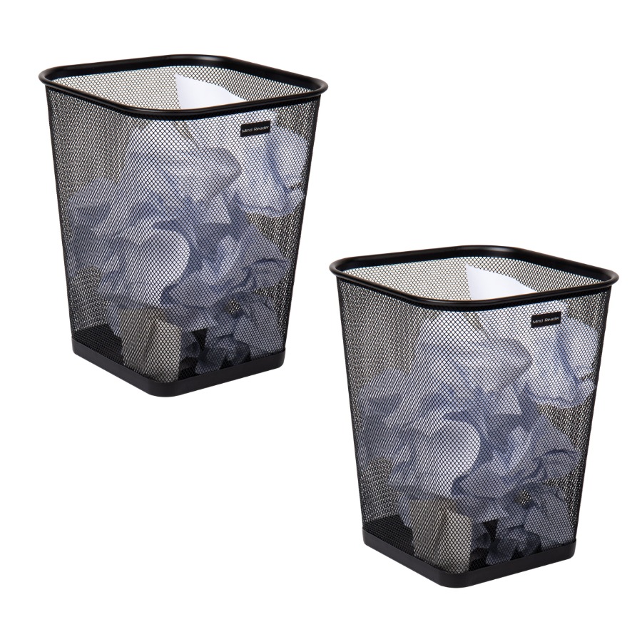Mesh Trash Can Set of 2, Squar – обзор и цена Paper Basket Mesh