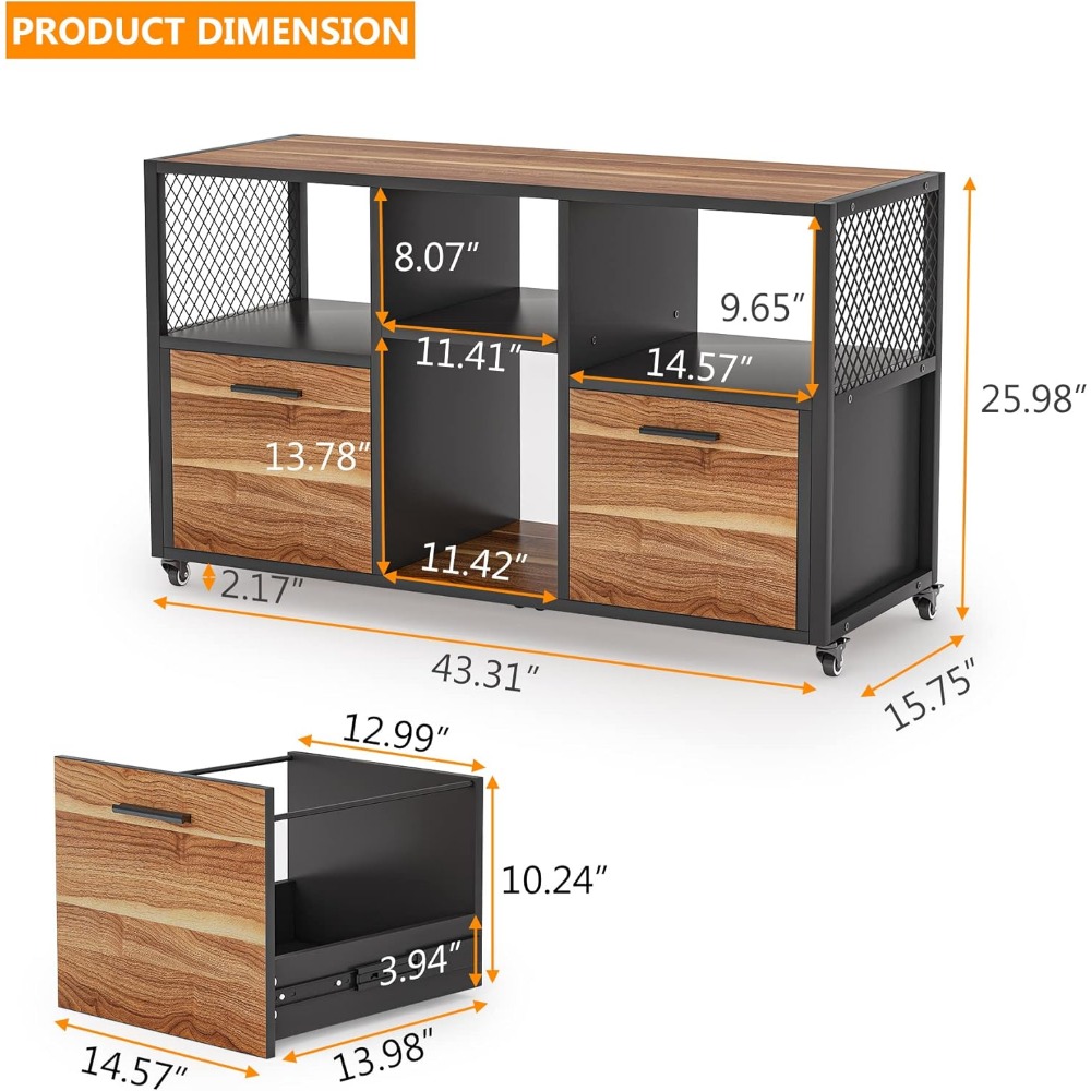2 Drawer Wood File Cabinets, M – обзор и цена File Cabinet Lateral