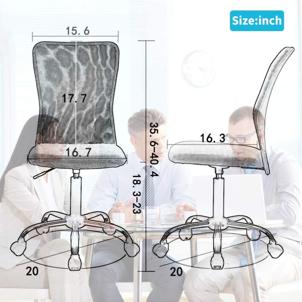 4 pack office desk chairs w/lu – обзор и цена Task Chair Mid Back