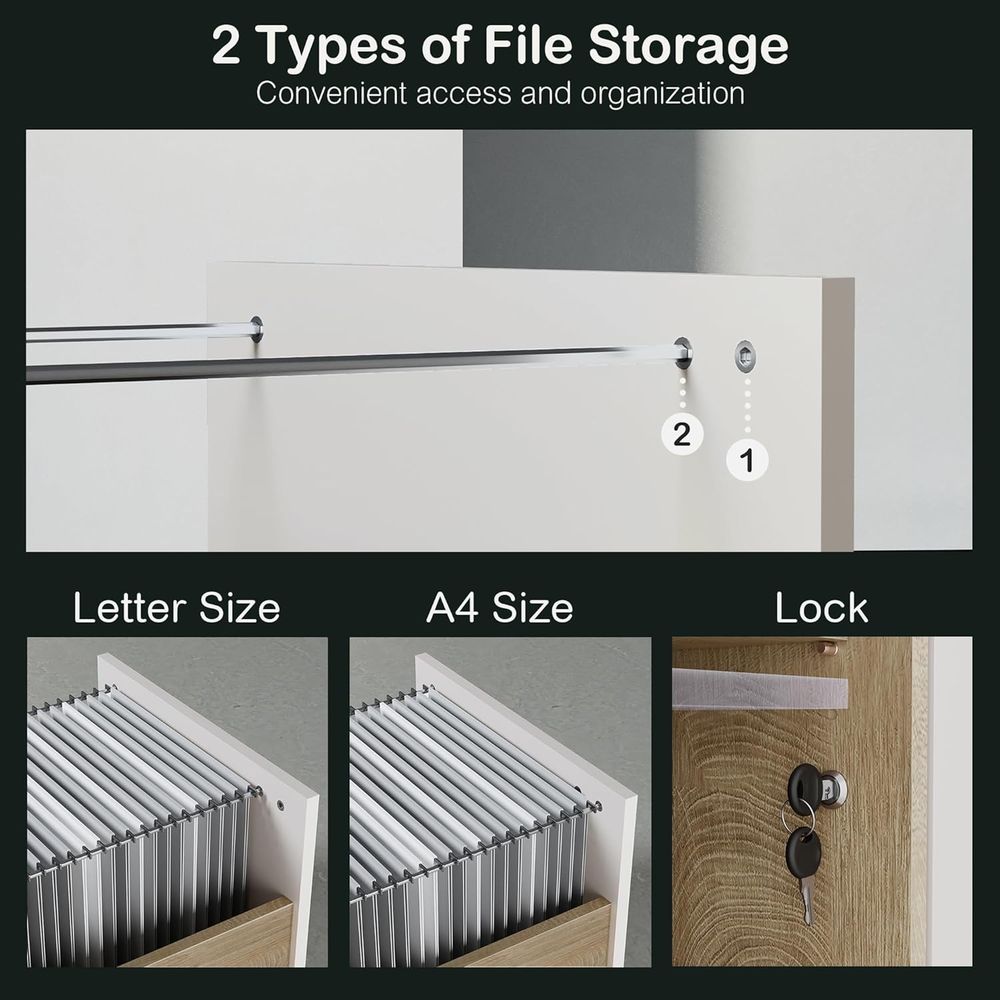Wooden Lockable Home Office Ca – обзор и цена File Cabinet Lateral