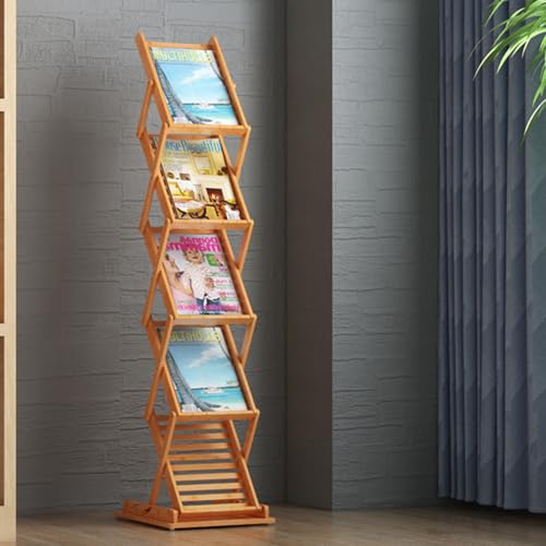 Portable 5-Tier Bamboo Magazin – обзор и цена Office X Furniture