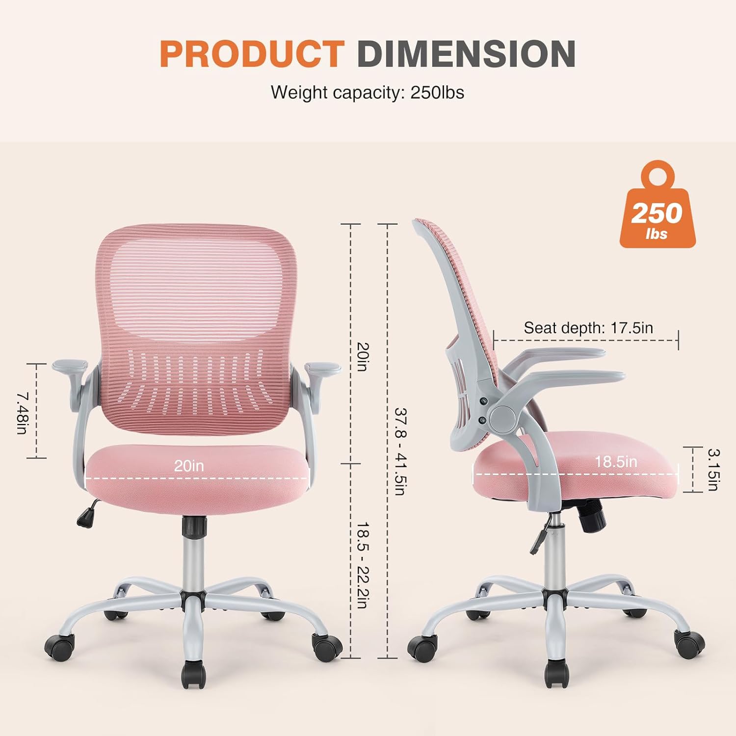 Ergonomic Mid-Back Mesh Office – обзор и цена Task Chair Mid Back