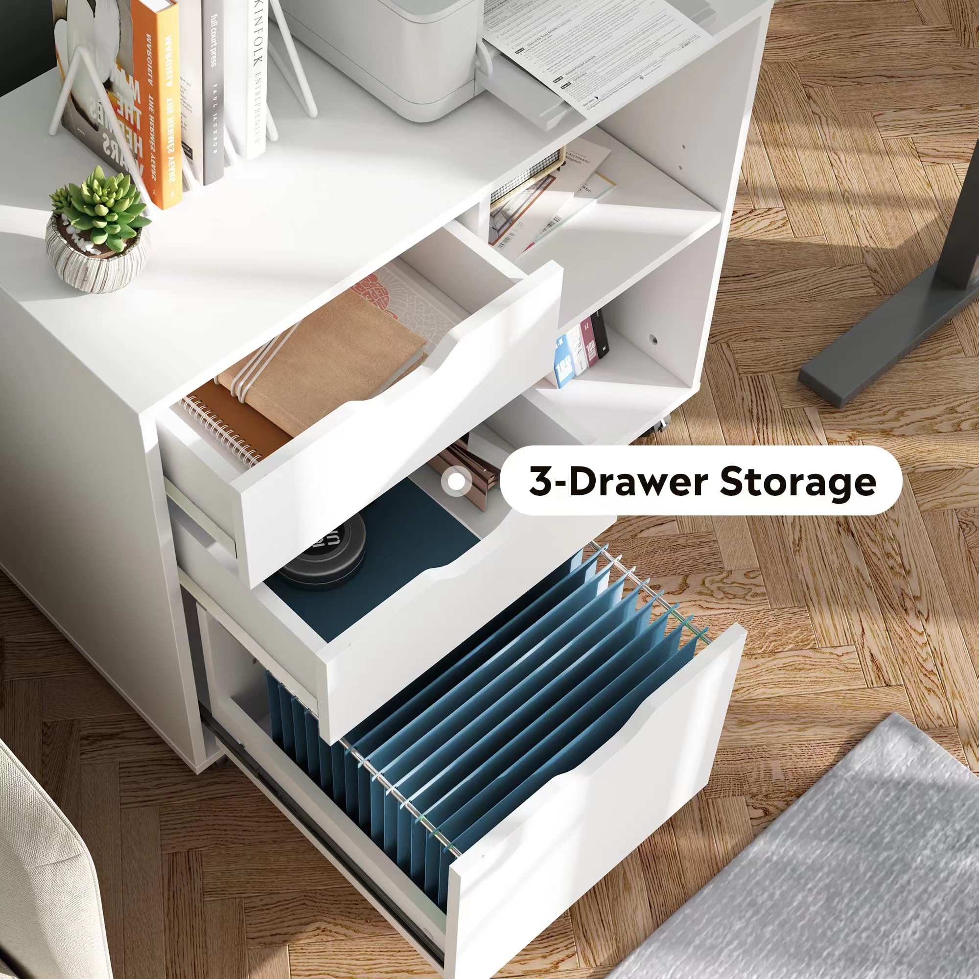 3-Drawer Wood File Cabinet, Mo – обзор и цена File Cabinet Lateral
