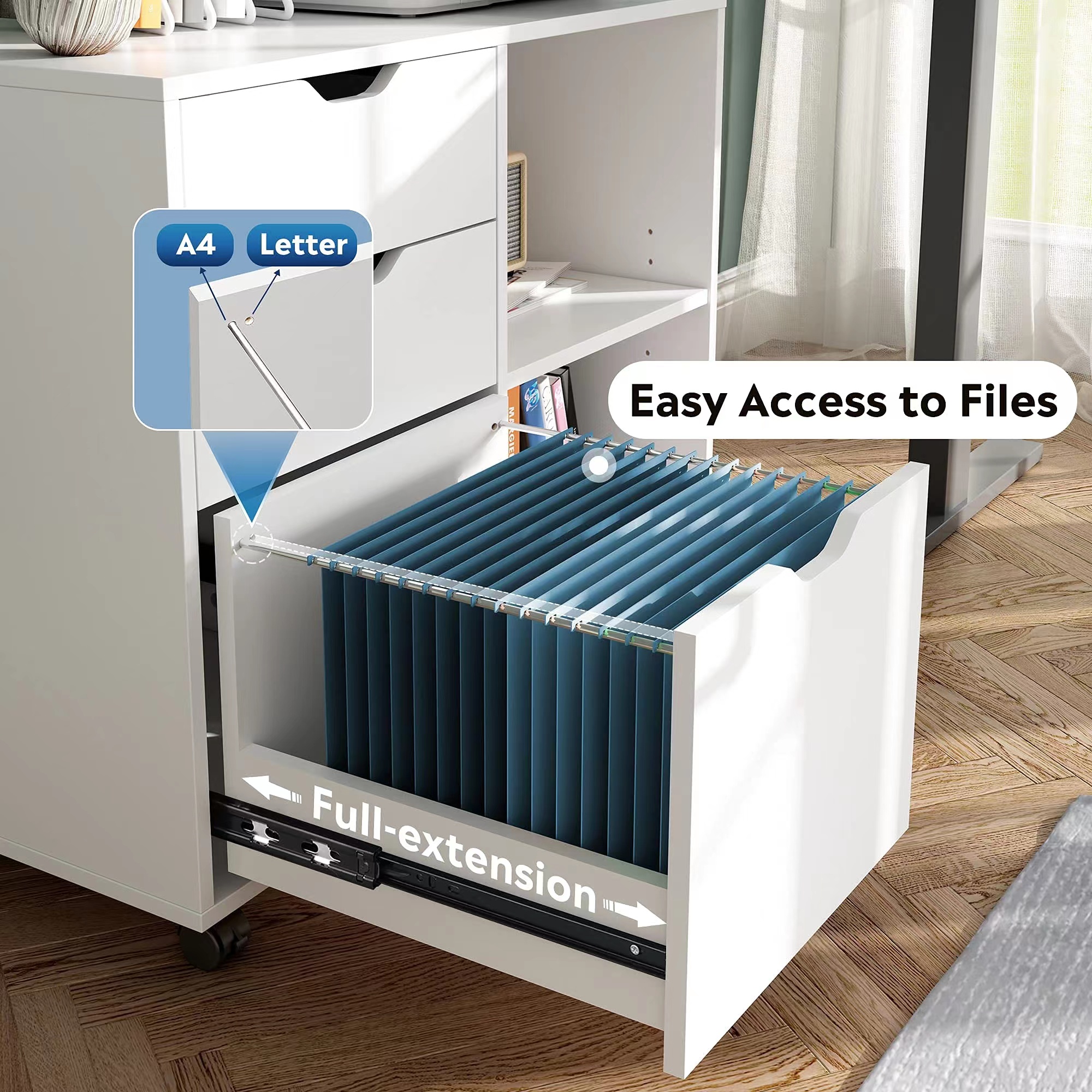 3-Drawer Wood File Cabinet, Mo – обзор и цена File Cabinet Lateral