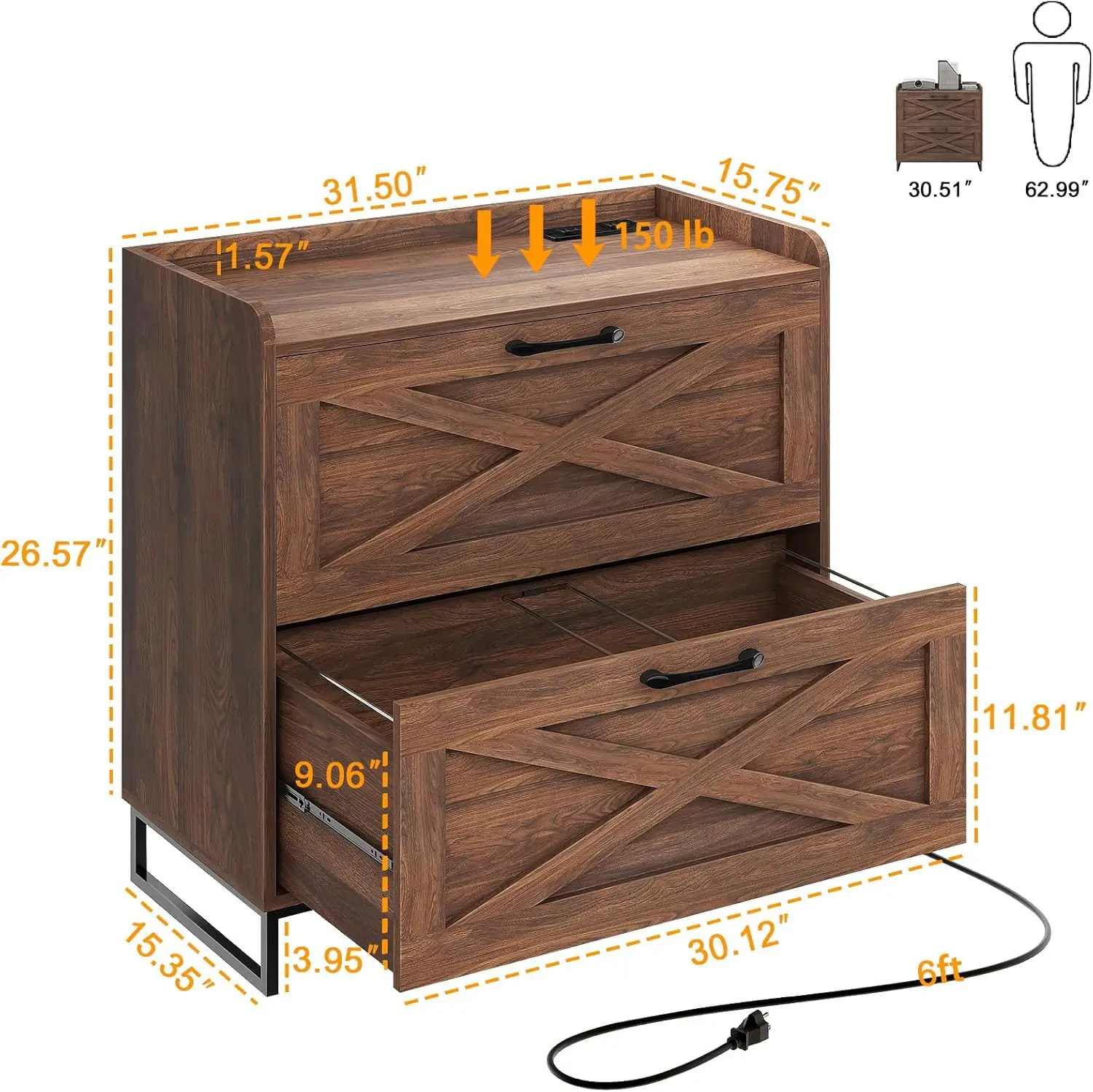 File Cabinet 2 Drawers Lateral – обзор и цена File Cabinet Lateral