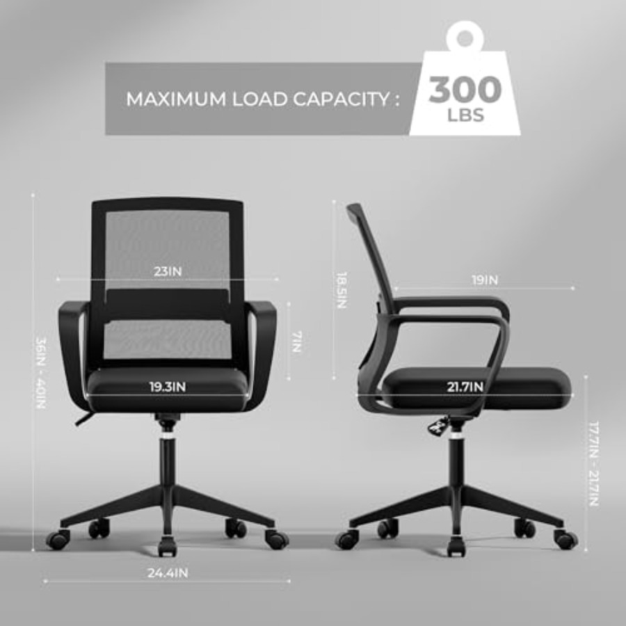 Desk Chair Mesh Office Chair w – обзор и цена Task Chair Mid Back