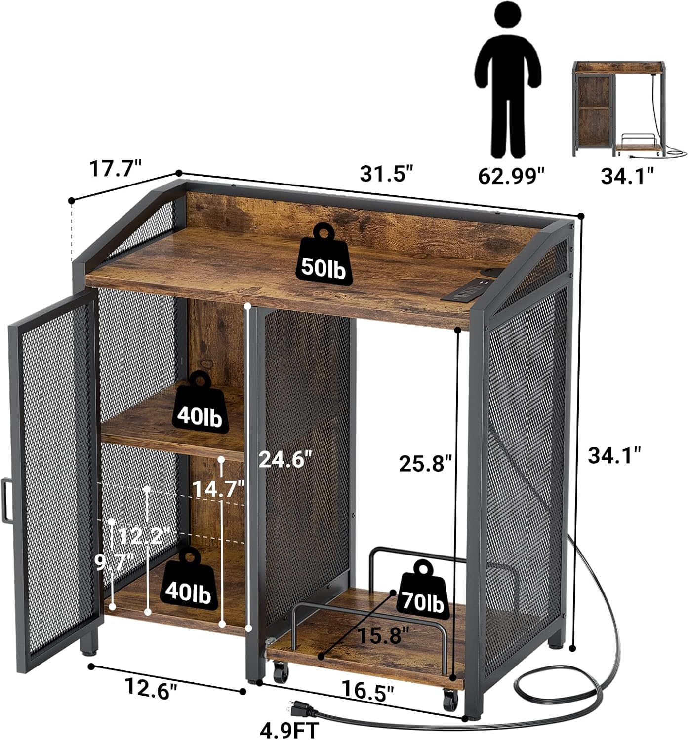 3-Tier Lateral File Cabinet wi – обзор и цена File Cabinet Lateral
