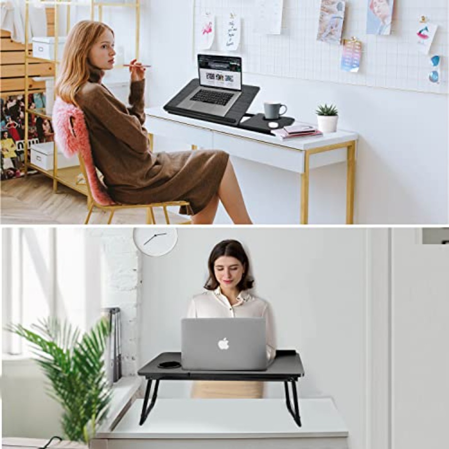 Laptop Desk for Bed CouchLap D – обзор и цена Adjustable Laptop Table