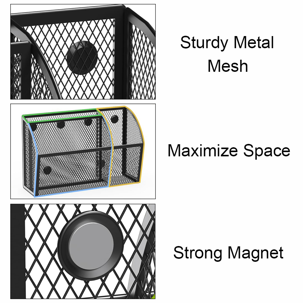 3 Compartments Magnetic Mesh B – обзор и цена Paper Basket Mesh